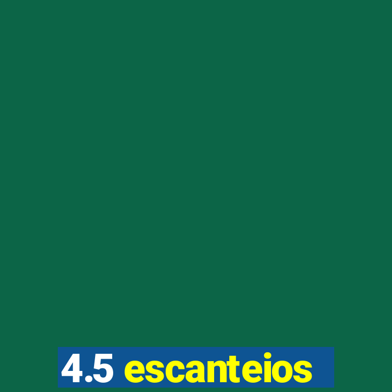 4.5 escanteios